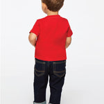 RABBIT SKINS Infant 100% Cotton Jersey Short Sleeve Tee, Ash, 24 Months