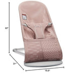 BabyBjörn Bouncer Bliss, Mesh, Dusty Pink