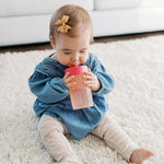 Dr. Brown's Milestones Straw to 360° Cup Set, Convertible Toddler Training Cup Set with Interchangeable Silicone Straw and 360 Degree Cup Lids, Pink Coral, 10 oz/300 mL, BPA Free, 9m+, 2 Pack