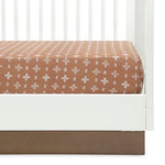 Delta Children Fitted Crib Sheets for Girls and Boys - 100% Organic Cotton Crib Sheet for Standard Crib and Toddler Mattresses - 28x52 Inch - GOTS Certified (Pack of 3), Neutral Boho