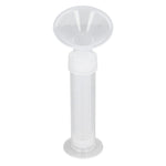 AYQEBNC Syringe Breast Pump, Manual Breast Pump Soft Comfortable Lightweight Portable Pink Cover for Travel