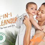Babo Botanicals Sensitive Baby Fragrance-Free 2-in-1 Shampoo & Wash Bar - Shea Butter, Calendula & Aloe Vera - EWG Verified - Cruelty-Free - Vegan - Pediatrician Tested - For Babies & Kids