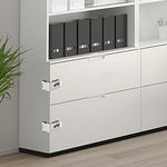 GEMASP Hasp Latch 2 Pack, 90 Degree Solid 304 Stainless Steel File Cabinet Lock Desk Drawer Lock, Safe Security Padlock Latch Hasp Lock for Personal Privacy