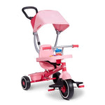Radio Flyer 4-in-1 Stroll 'N Trike, Ages 1-5, Toddler Tricycle & Stroller, Foam Tires, Push Handle, UV Canopy, Removable Tray, Seatbelt, Amazon Exclusive
