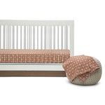 Delta Children 100% Organic Jersey Cotton Baby Receiving Blankets for Girls and Boys – 30x40 Inches - GOTS Certified (Pack of 2), Neutral Boho