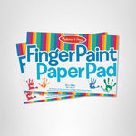 Melissa & Doug Finger Paint Paper Pad (12 x 18 inches) - 50 Sheets, 2-Pack - FSC Certified