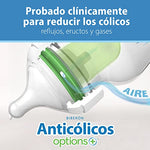 Dr. Brown's Anti-Colic Options+ Wide-Neck Baby Bottle Feeding Set, 5 oz/9 oz, with Bottle Travel Caps (Packaging May Vary)
