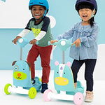 Skip Hop 3-in-1 Baby Activity Push Walker to Toddler Scooter, Zoo Dog