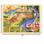 Melissa & Doug Dinosaurs Wooden Jigsaw Puzzle with Storage Tray (24 pcs)