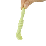PandaEar 6 Pack Silicone Baby Spoons - Self Feeding Utensils 6-12 Months - Infant Spoons First Stage - Baby Feeding Essentials
