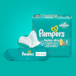 Pampers Baby Clean Wipes, Baby Fresh Scented, 1 Flip-Top Pack (72 Wipes Total) (Pack of 4)