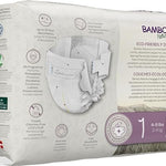 Bambo Nature Premium Baby Diapers - French/English Packaging, Size 1, 36 Count
