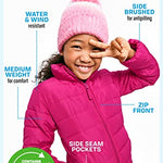 The Children's Place baby girls And Toddler Medium Weight Puffer Jacket, Wind-resistant, Water-resistant Jacket, Enchanted Pink, 18-24 Months US