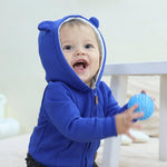 9 Month Baby Boy Clothes Full Zip Hoodie Sweatshirt Cotton Hooded Jackets Coat Casual Fall Tops Yellow