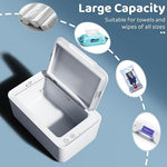 Wipe Warmer and Baby Wet Wipes Dispenser: Diaper Warmer with Evenly Overall Heating & Large Capacity Infant Wipes Warmer for Newborn Wet Napkin Warmer for Bathroom Wipes Towel Warmer (White)