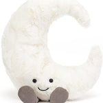 Jellycat Amuseables Moon Stuffed Toy, Medium 10.5" - Moon Plush - Fun Gift Idea
