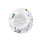 pureborn Newborn Unisex Baby Sun Hat Wide Brims Bucket Hat Sun Protection with Straps Colorful Fox 0-3 Months