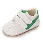 Clowora Baby Boys Girls Shoes Non-Slip Rubber Sole Sneakers Infant First Walking Toddler Crib Shoes Newborn Loafers Flats. (09/Green,12-18 Months)