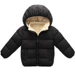 Yimoon Toddler Boys Girls Winter Coat Fleece Thicken Hooded Warm Puffer Jacket Outwear