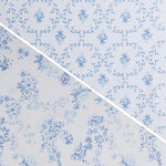 Delta Children 100% Organic Jersey Cotton Baby Receiving Blankets for Girls and Boys – 30x40 Inches - GOTS Certified (Pack of 2), Blue Botanicals