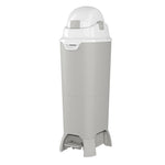 Foundations Hands Free Tall Diaper Pail with Airtight Lid - Durable & Odorless Disposal, Large Capacity, Holds up to 60 Newborn Diapers, Refill with Any Bags, Baby Registry Gift - Gray (9622057)