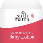 Earth Mama Simply Non-Scents Baby Lotion for Dry Skin, Calendula Cream, Skin Care for Kids, Organic Moisturizer, Unscented Lotion with Aloe, Rooibos, & Shea Butter, 8-Fl oz