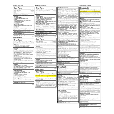Be Smart Get Prepared First Aid Kit Hard Red Case 326 Pieces Exceeds OSHA ANSI Guidelines 100 People. Office, Home, Car, School, Emergency, Survival, Camping, Hunting and Sports, FSA / HSA Approved