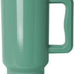 Simple Modern 40 oz Trek Tumbler with Handle and Straw Lid | Cup Holder Friendly Insulated Stainless Steel Travel Mug | Almond Birch