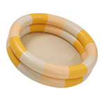 JAOCDOEN Inflatable Pool Baby Retro Blow Up Swimming Pool Family Cute Style Thickened Water Pool (Yellow Stripe), JAOCDOENy3oquka589-12