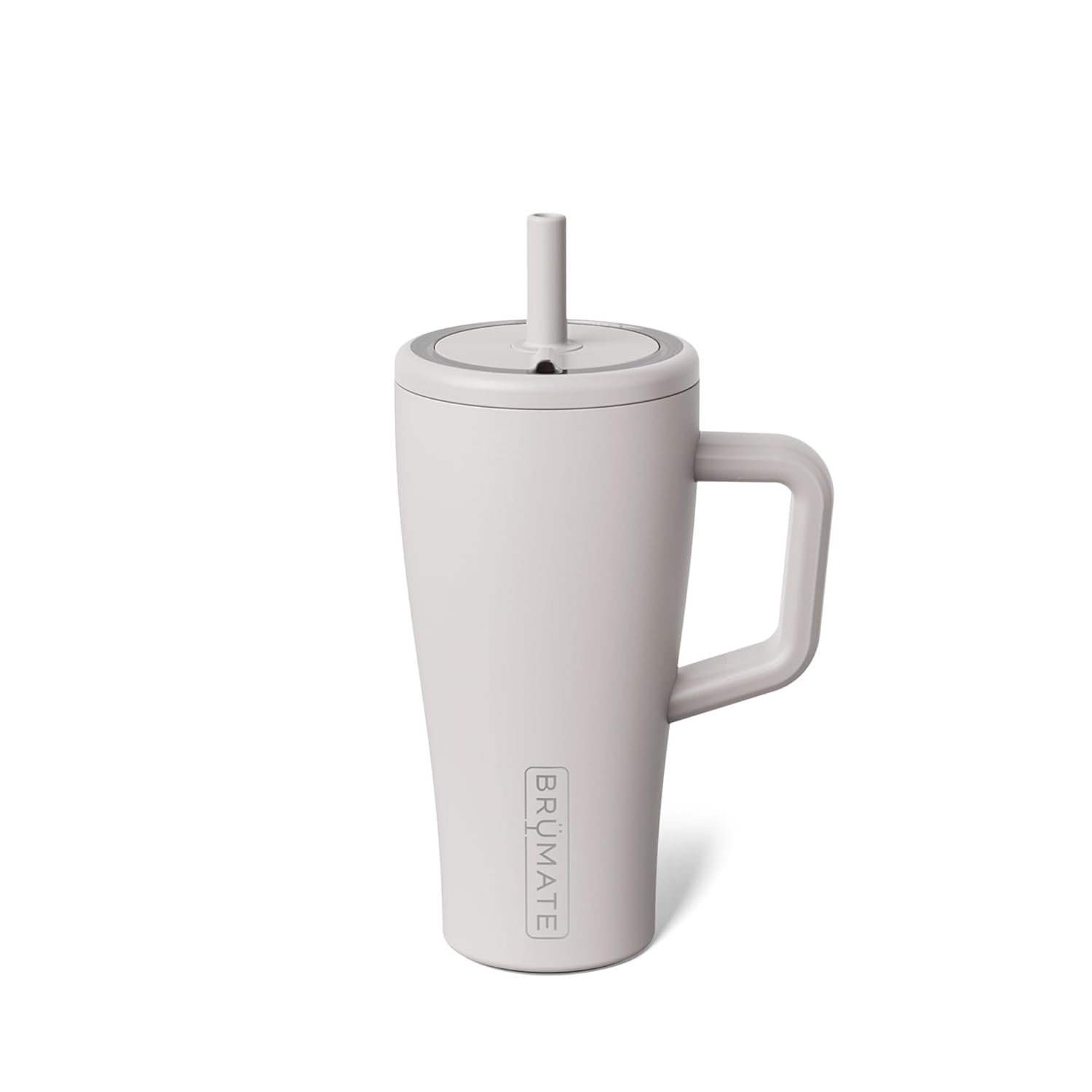 BrüMate Era 40 oz Tumbler with Handle and Straw | 100% Leakproof Insulated Water Bottle Tumbler with Lid and Flexible SoftSip Straw | Made of Stainless Steel | Cup Holder Friendly | 40oz (Dark Aura)