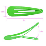 JIARON 80PCS Hair Clips, 2 Inch Non-Slip Metal Hair Barrettes for Girls, Kids, Baby and Women. (20 Colors)