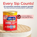 Enfagrow PREMIUM Toddler Nutritional Drink, Made with Real Milk, Brain-Building Omega-3 DHA, Nutrients and Prebiotics for Growth & Immune Support, Non-GMO, Toddler Milk Powder, 24 Oz Can