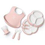 BabyBjörn Dinnerware Set, 8 pcs, Powder Pink