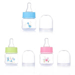 Baby Bottle Portable Baby Nursing Bottle 1.7oz Wide Neck Natural Flowing Easy to Milk Bottle for Infant Pet Dog
