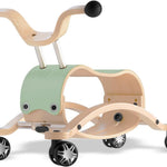Wishbone Mini Flip 2in1, Wooden Rock & Roll Toy, Ages 1 to 3 Years (Black)