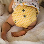 Buttons Cloth Diaper Cover - One Size (Honeybuns)