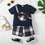 Kucnuzki 2T Boys Clothes - Toddler Boy Summer Outfits (2-3 Yrs) - Shorts Set & Shirt