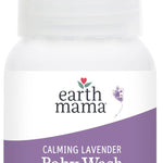 Earth Mama Calming Lavender Baby Wash bottle on a white background
