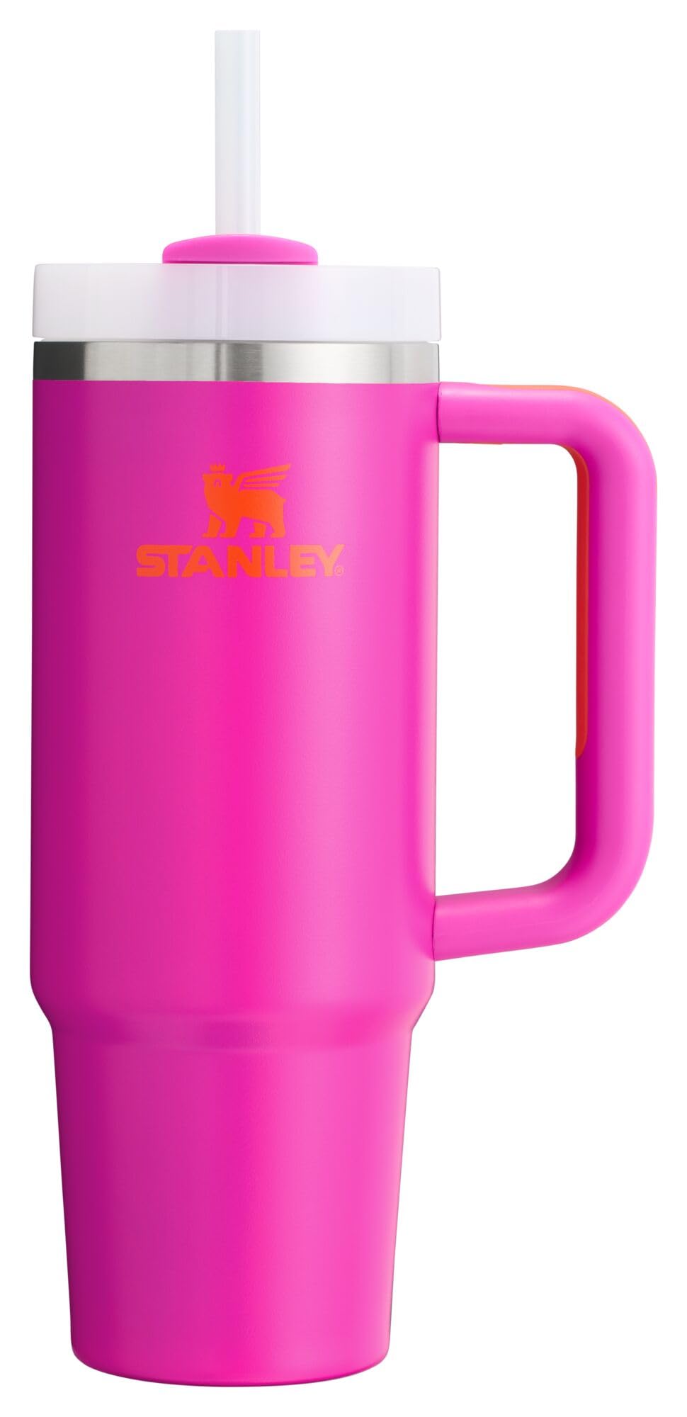 Stanley Quencher H2.0 FlowState Stainless Steel Vacuum Insulated Tumbler with Lid and Straw for Water, Iced Tea or Coffee, Smoothie and More, Rose Quartz 2.0, 30 OZ / 0.89 L