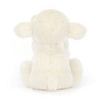 Jellycat Bashful Lamb Soother, 13.5 inches - Security Blanket & Lovey for Babies - Baby Gift