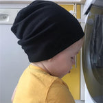 DRESHOW BQUBO 5 Pack Unisex Baby Hats for Kids Cotton Skull Caps Soft Cute Knit Cap Baby Toddler Beanie for 3 Months - 6 Years