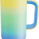 40 oz Tumbler with Handle and Straw: Stainless Steel Insulated Tumbler Keeps Cold for 24 Hours, Leakproof Travel Cup Fits in Cup Holder and BPA-Free, Cotton Candy