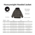 Amazon Essentials Baby Girls' Heavyweight Hooded Puffer Coat, Water-Resistant, Camel Cheetah Print, 12 Months