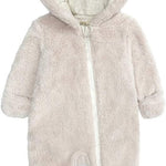 Curipeer Infant Baby Outfit Bodysuit Fleece Bunting Footed Sleeper 0-12M