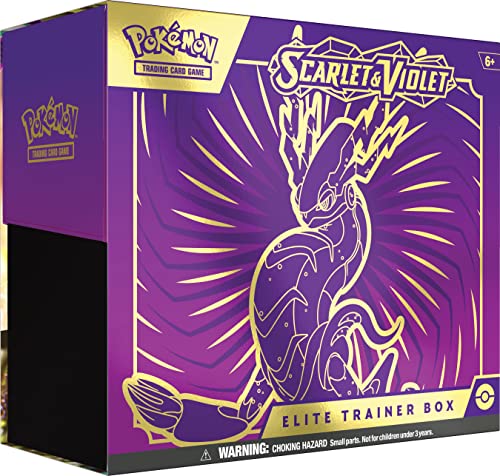 Pokémon TCG: Scarlet & Violet Elite Trainer Box (Miraidon Purple or Koraidon Red, Random Color)