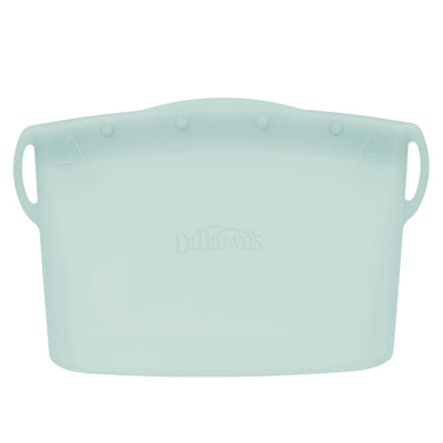 Dr. Brown's Microwave Steam Sterilizer Bag for Baby Bottles, Breast Pump Parts & Other Toddler Accessories, 100% Silicone, Reusable Sterilizing Bag