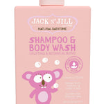 Jack N' Jill Natural Bathtime Kids Shampoo and Body Wash - Suitable for Sensitive Skin, Dermatologically Tested, Color and Soap Free, Cruelty Free, Vegan - 300 mL (Pack of 1)