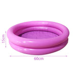 CALIDAKA Inflatable Swimming Pools for 0-3 Years, Inflatable Kiddie Paddling Pools, Blow Up Small Lounge Pools Outdoor Inflatable Swimming Pool (Blue)