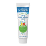 Dr. Brown's Fluoride-Free Baby Toothpaste, Apple Pear, 3-Pack