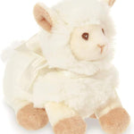 Bearington Baby Sweet Alma Plush Stuffed Animal Llama with Rattle, 6 inches - Stuffed Animal Rattle Toy